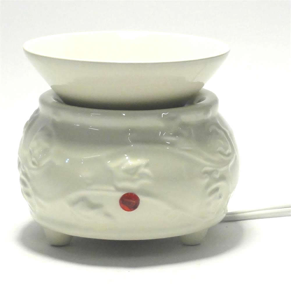 IVY VINES - Ceramic Warmer With Dish For Gel Melts & Oils