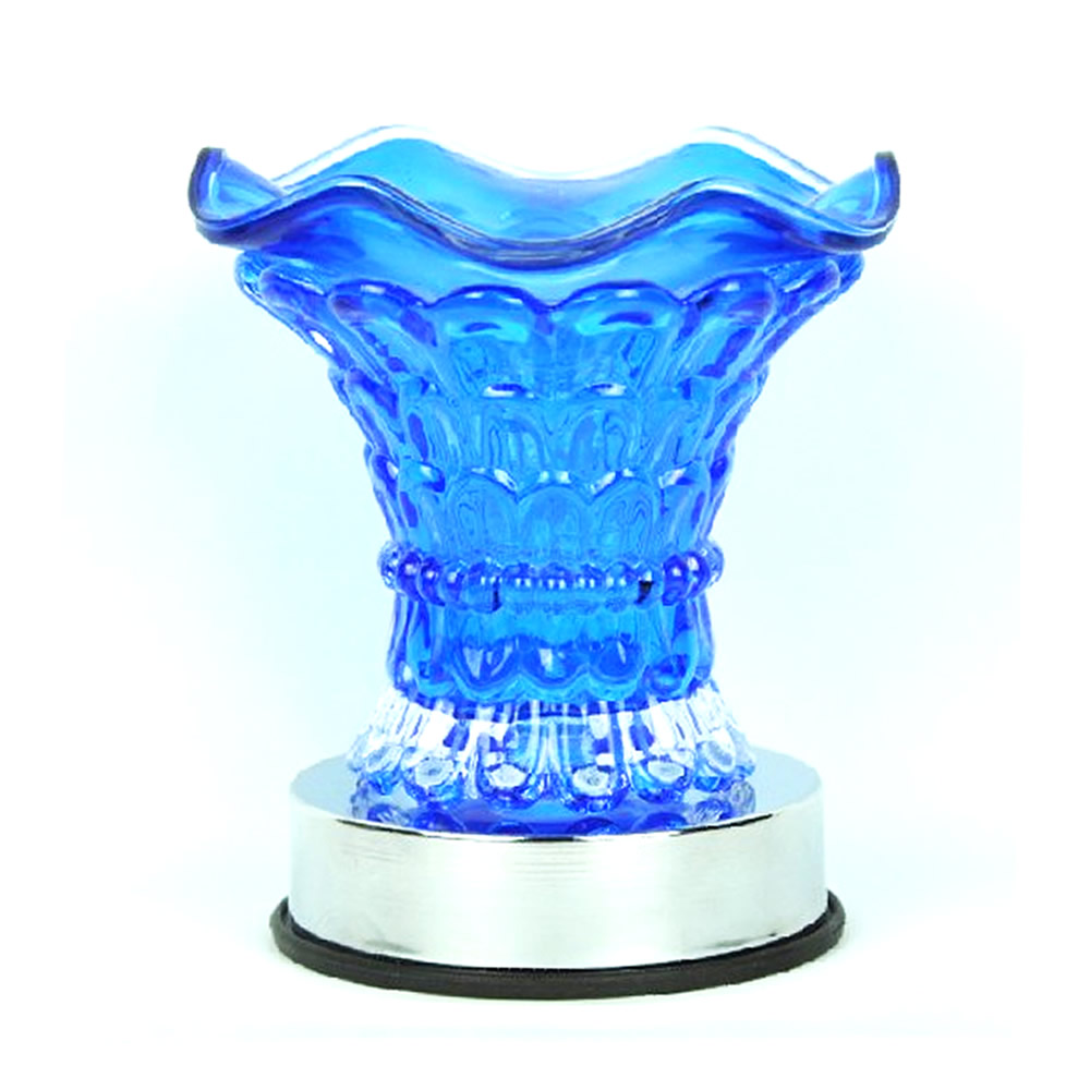 Blue Glass Touch Activation Warmer Diffuser