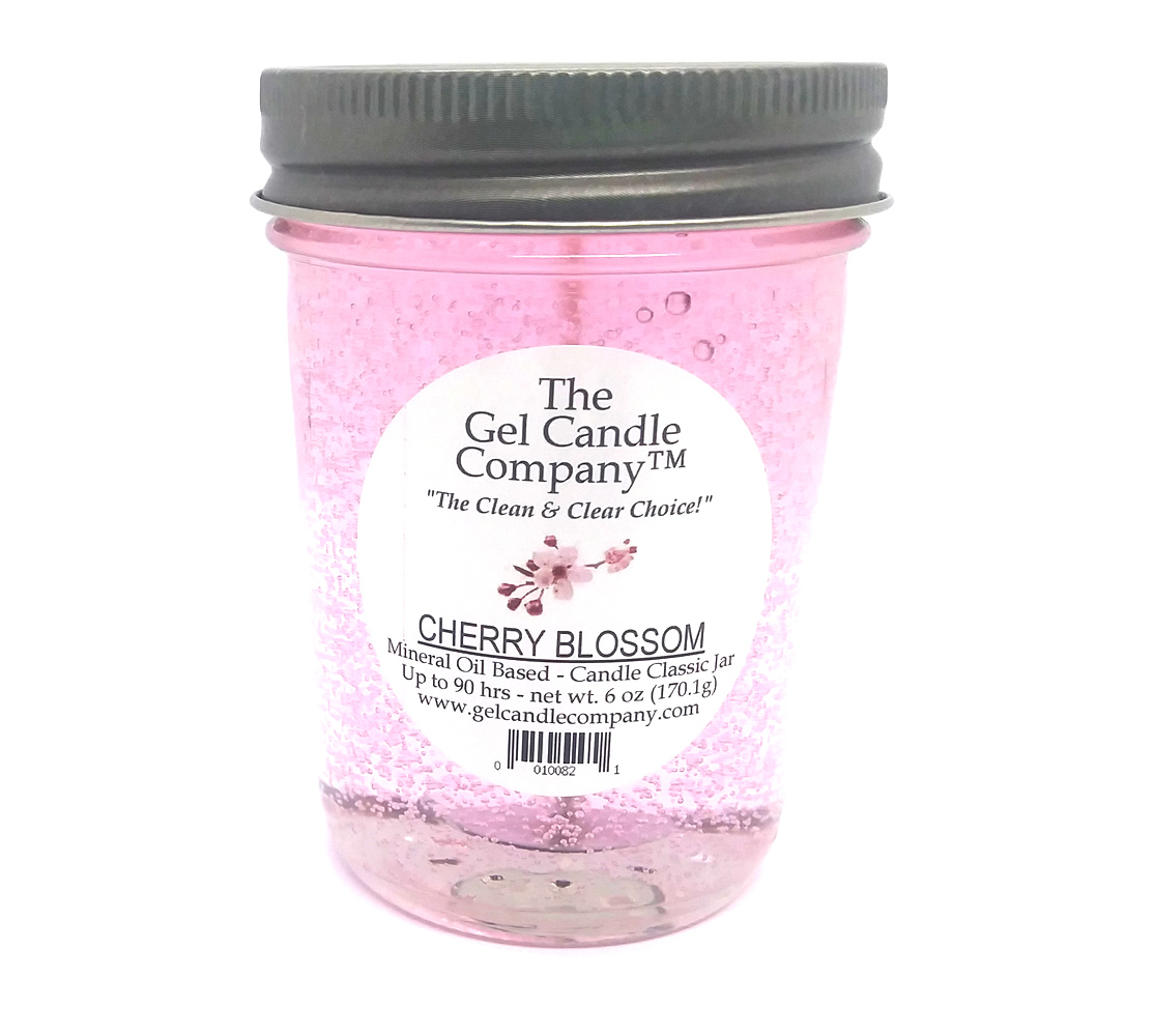 Cherry Blossom 90 Hour Gel Candle Classic Jar