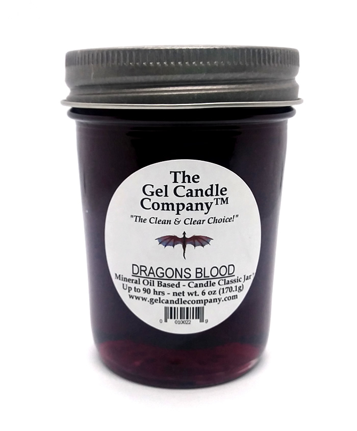 Dragons Blood 90 Hour Gel Candle Classic Jar - Click Image to Close