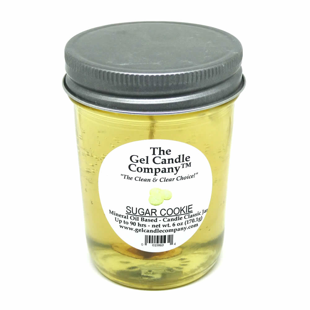 Sugar Cookie 90 Hour Gel Candle Classic Jar - Click Image to Close