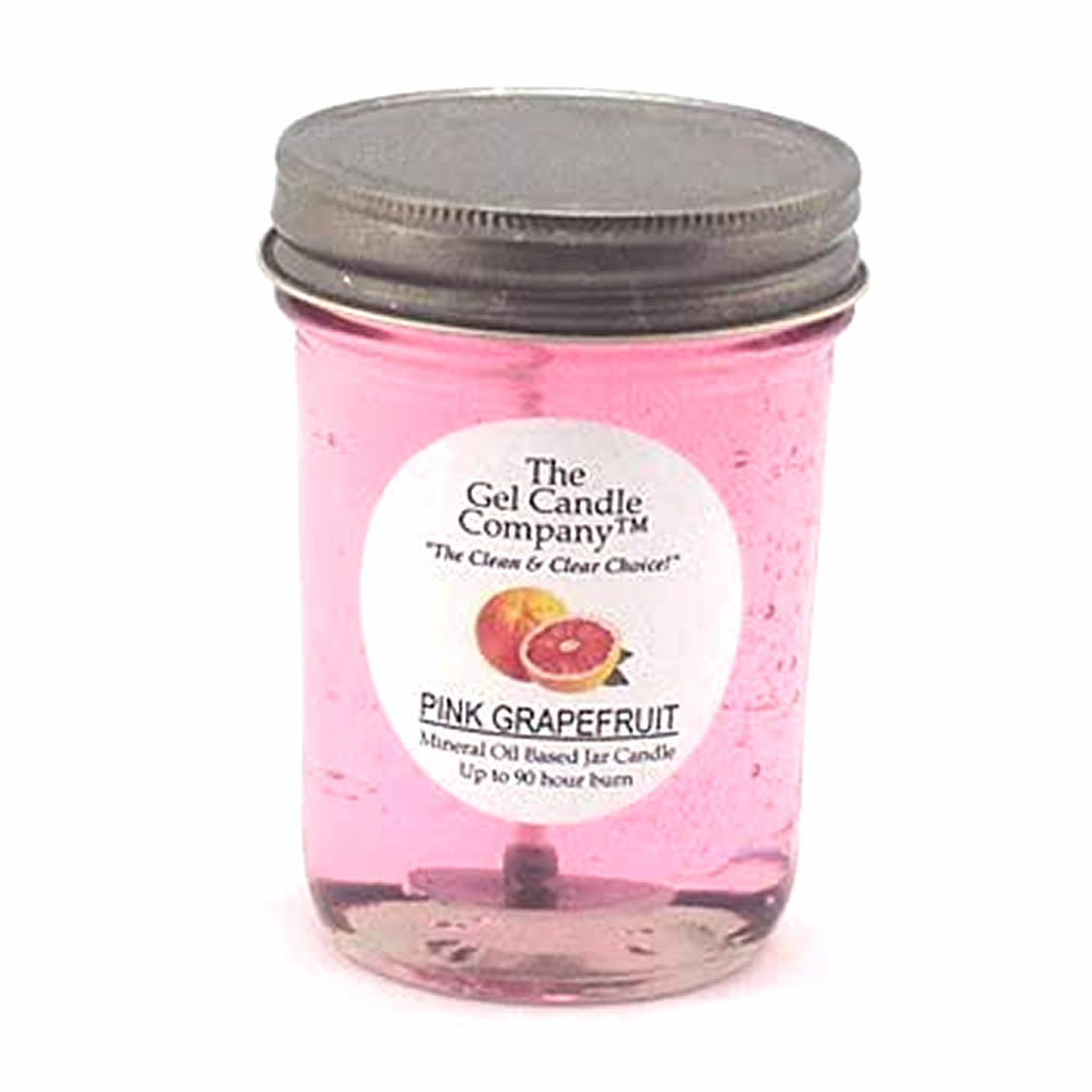 Pink Grapefruit 90 Hour Gel Candle Classic Jar