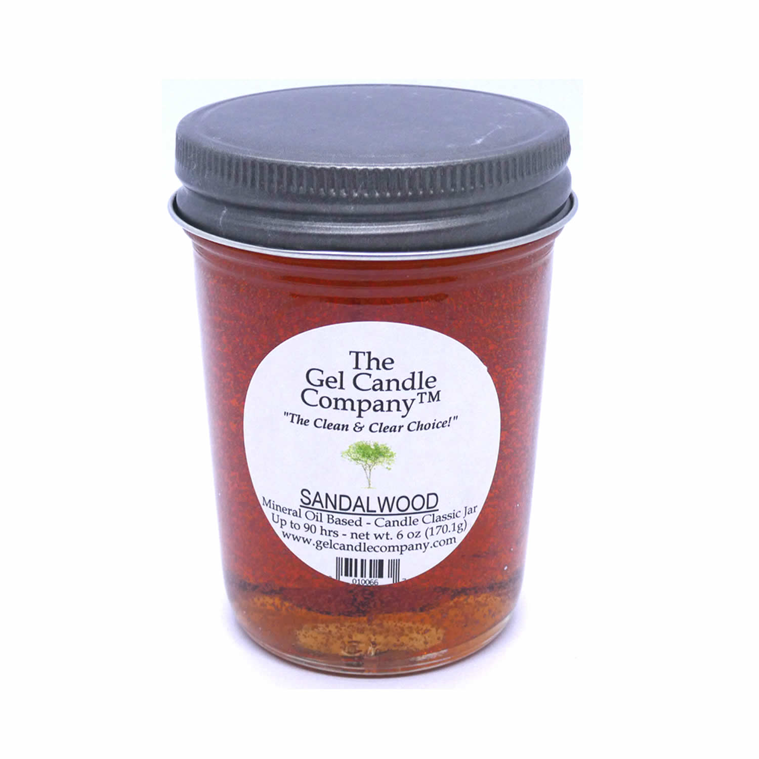 Sandalwood 90 Hour Gel Candle Classic Jar - Click Image to Close