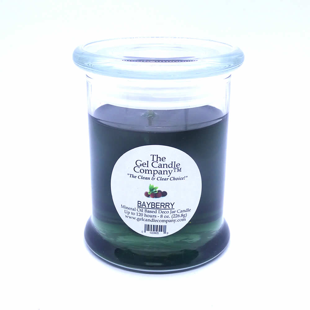 Bayberry Scented Gel Candle up to 120 Hour Deco Jar - Click Image to Close