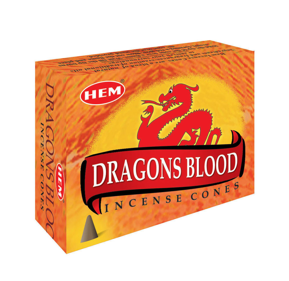 Dragons Blood - Box of 10 Incense Cones