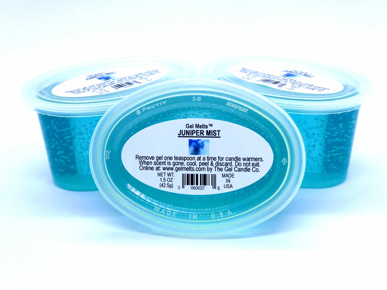 Juniper Mist scented Gel Melts™ Gel Wax for warmers - 3 pack