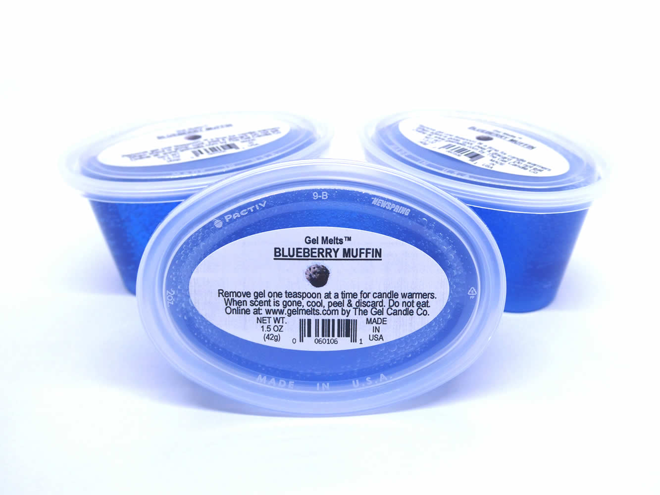 Blueberry Muffin scented Gel Melts™ Gel Wax for warmers - 3 pack