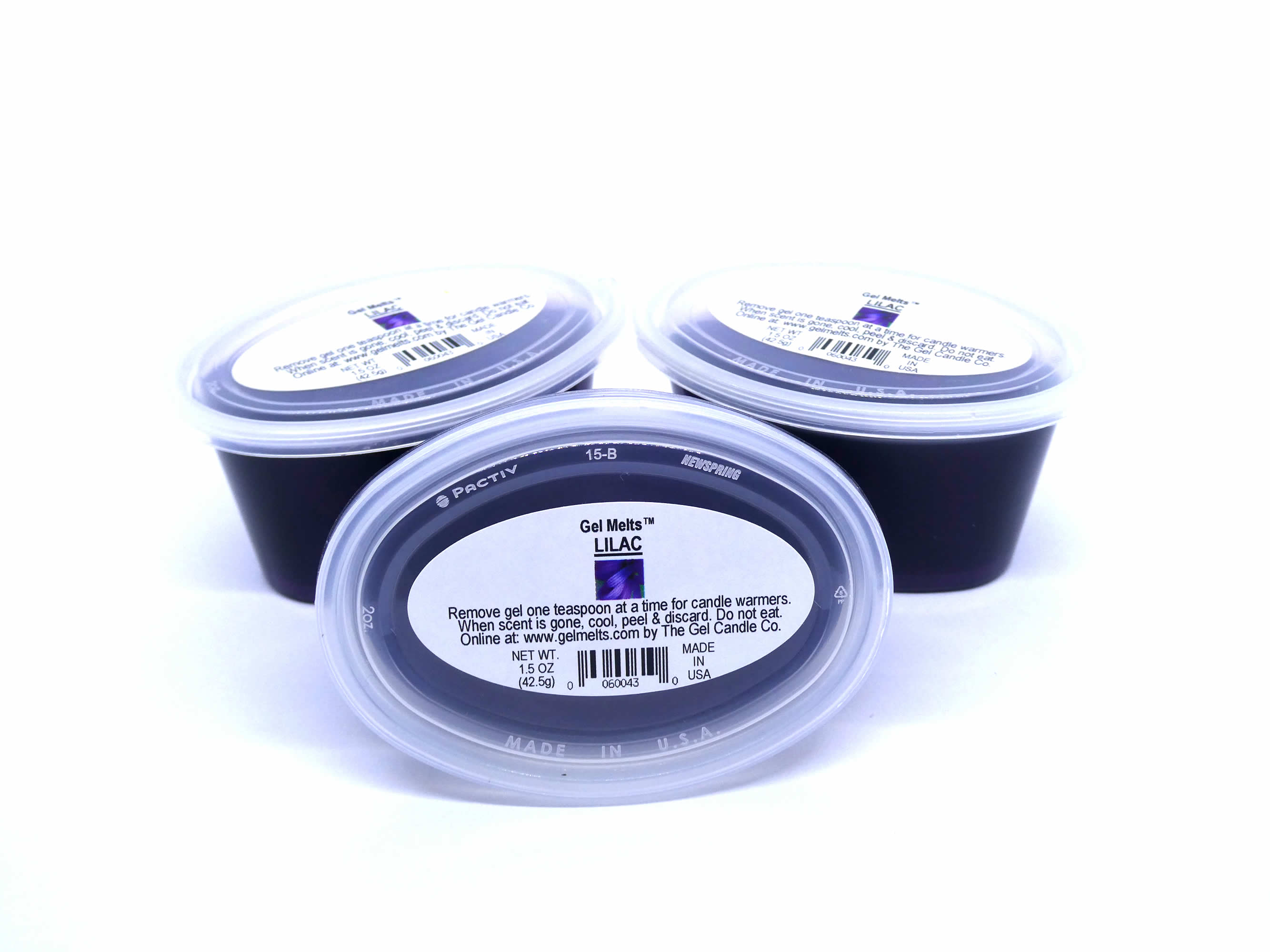 Lilac scented Gel Melts™ Gel Wax for warmers - 3 pack - Click Image to Close
