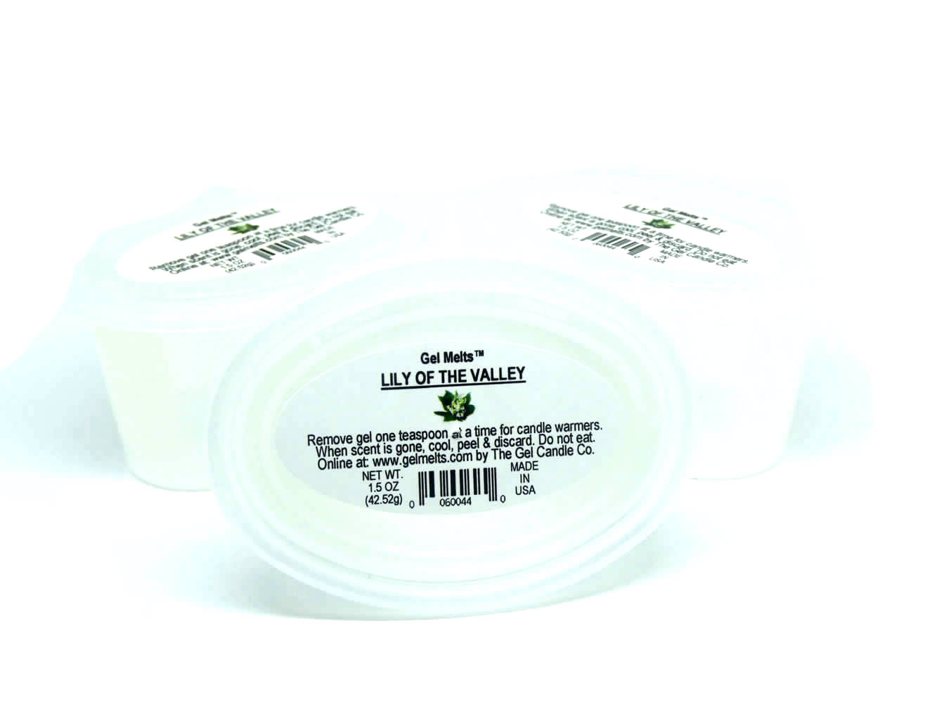 Lily Of The Valley scented Gel Melts™ Wax for warmers - 3 pack - Click Image to Close