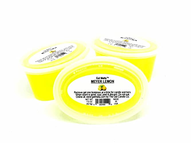 Meyer Lemon scented Gel Melts™ Gel Wax for warmers - 3 pack