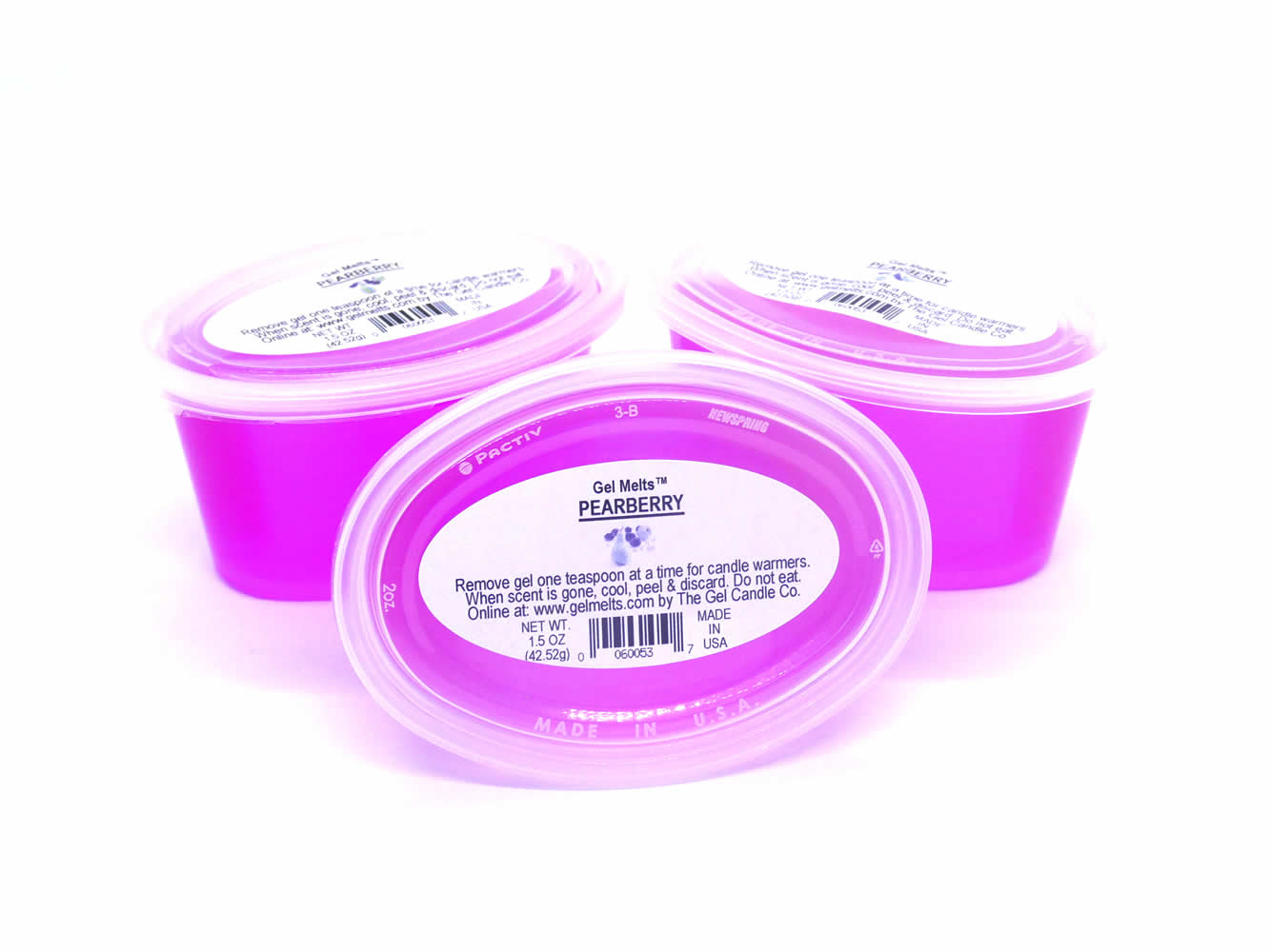 Pearberry scented Gel Melts™ Gel Wax for warmers - 3 pack - Click Image to Close