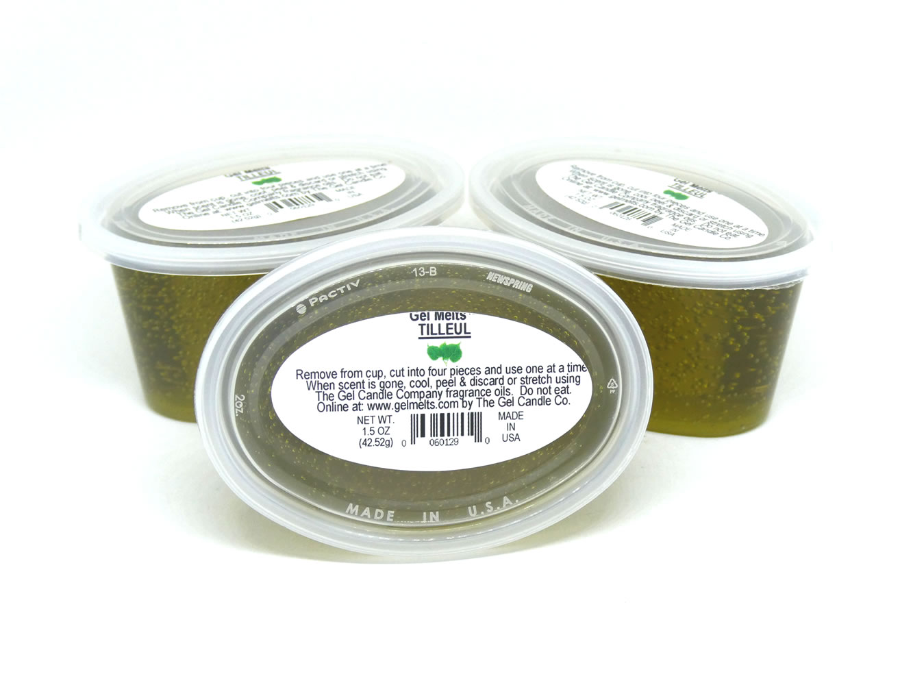 Tilleul scented Gel Melts™ for warmers - 3 pack