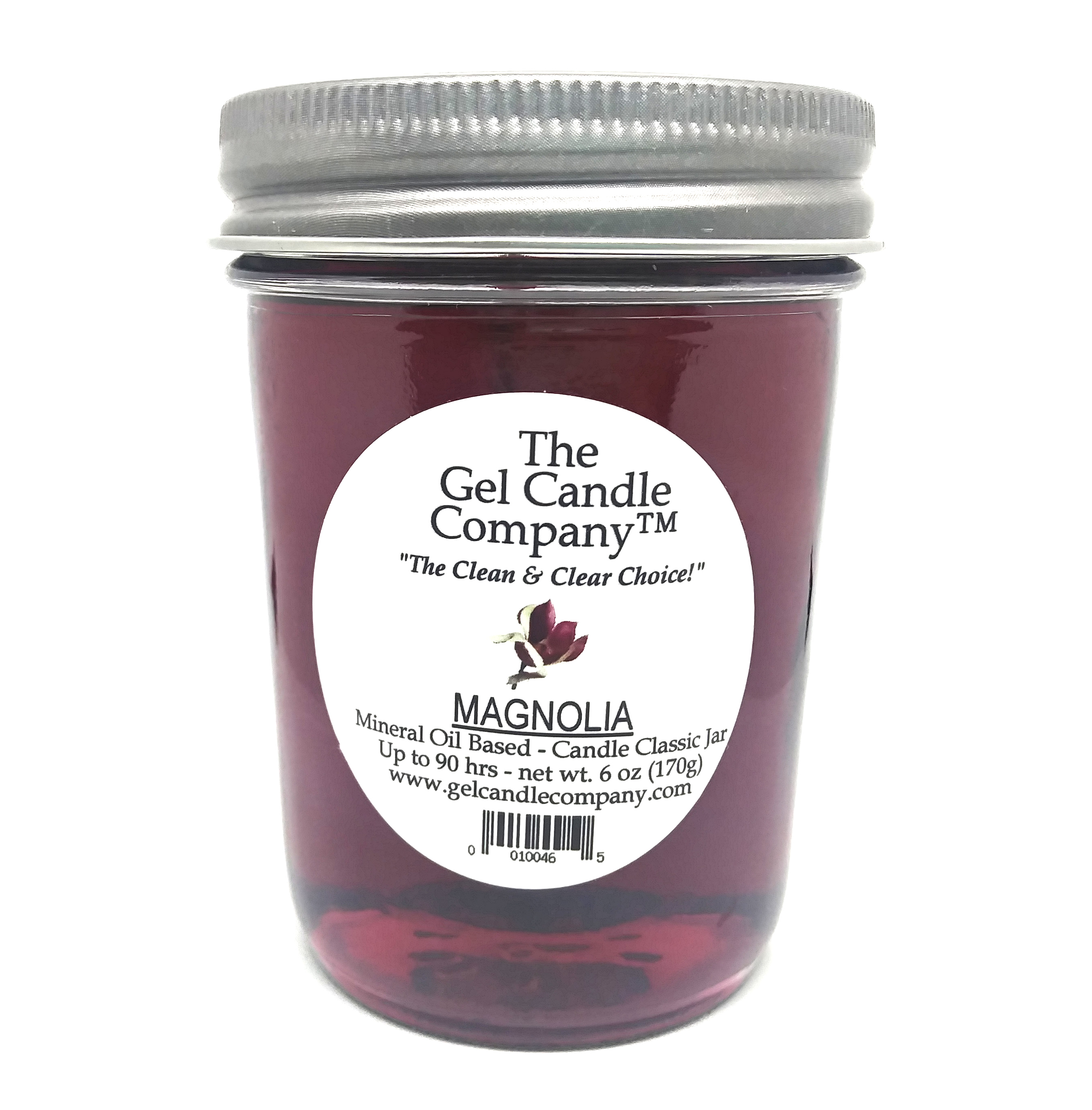 Magnolia 90 Hour Gel Candle Classic Jar - Click Image to Close
