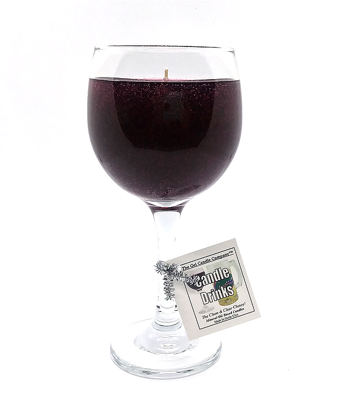 Merlot Wine Gel Candle Up To 100 Hours 7 oz.