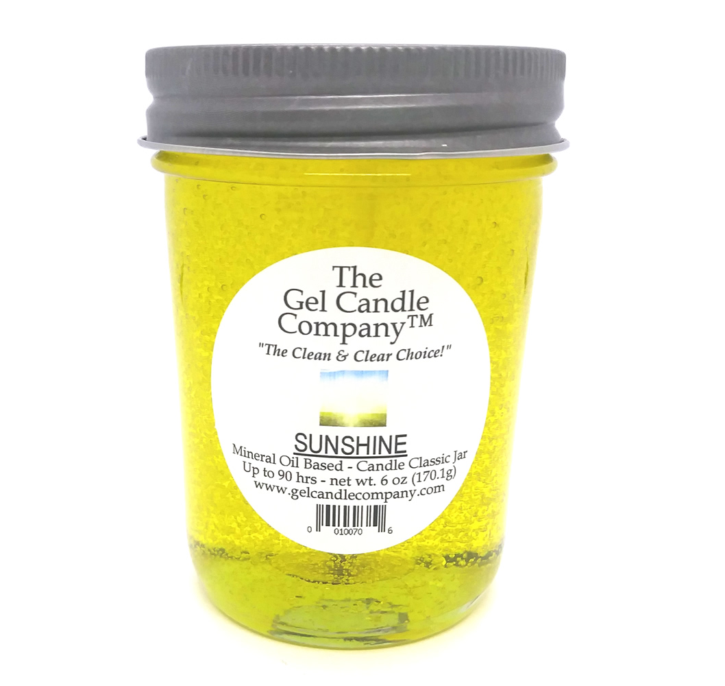 Sunshine 90 Hour Gel Candle Classic Jar - Click Image to Close