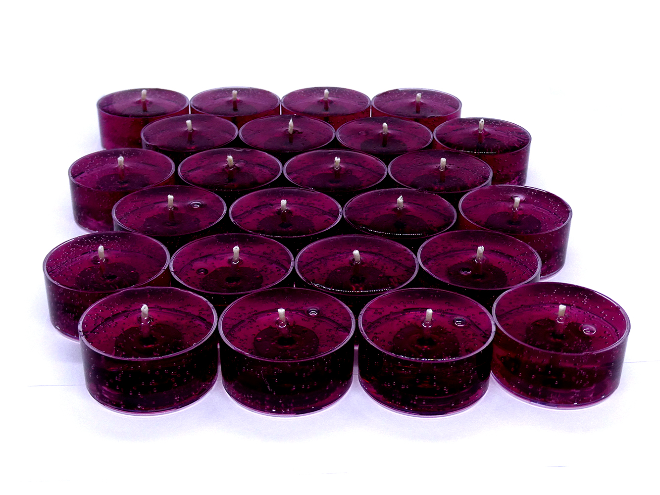 Black Raspberry Vanilla Inspired Gel Candle Tea Lights - 24 pk.