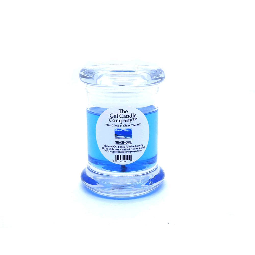 Seashore Scented Gel Candle Votive - Click Image to Close