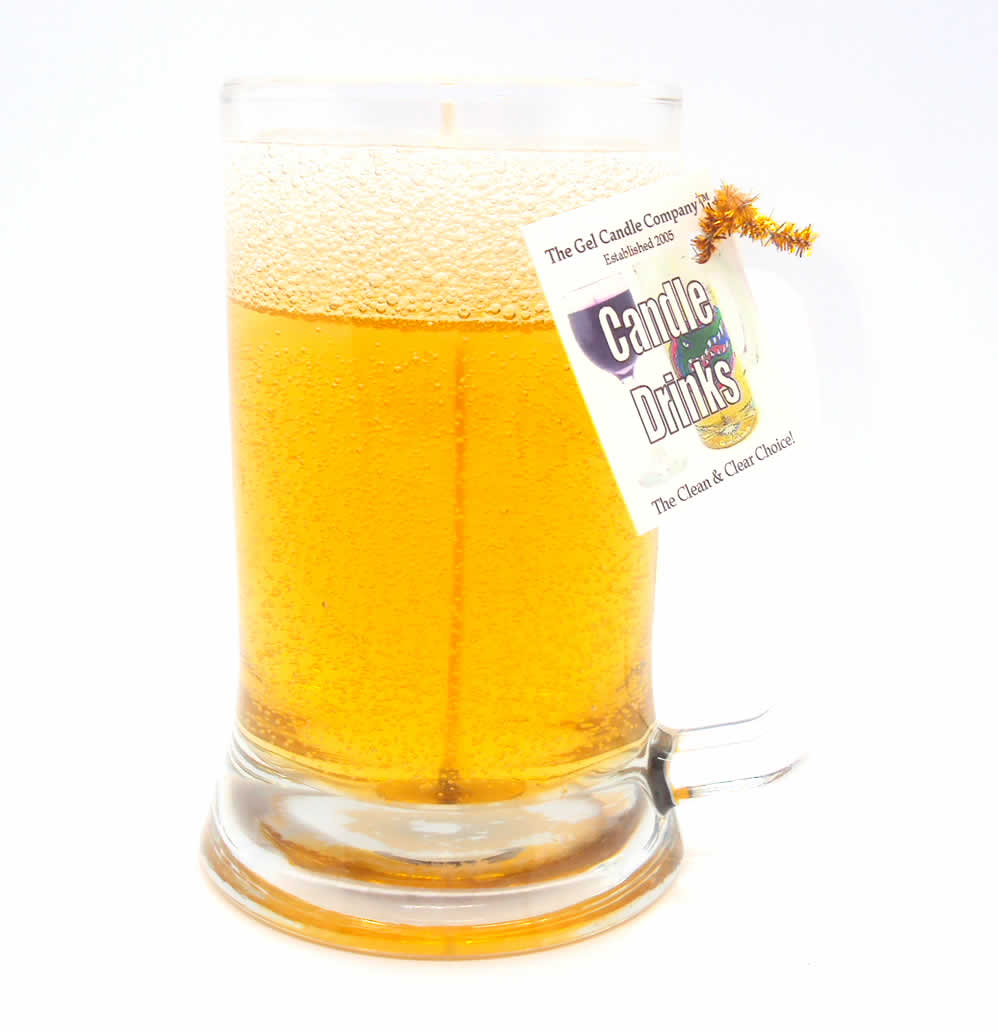 Sports Beer Gel Candle w/ Your Team