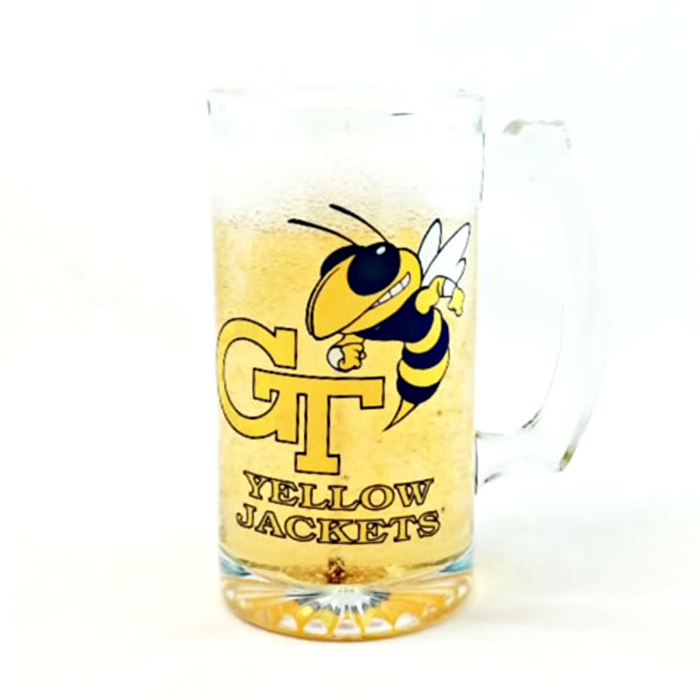 Georgia Tech Yellow Jackets Beer Gel Candle