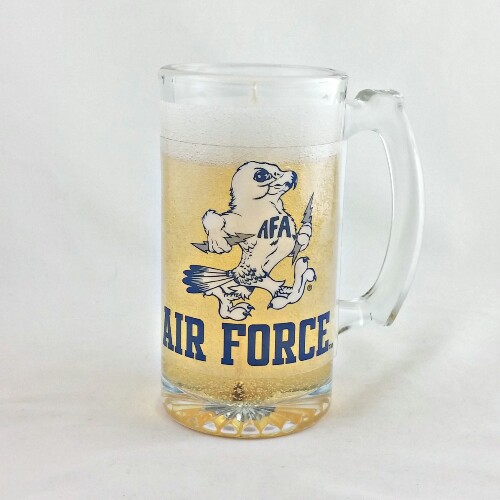 Air Force Falcons Beer Gel Candle