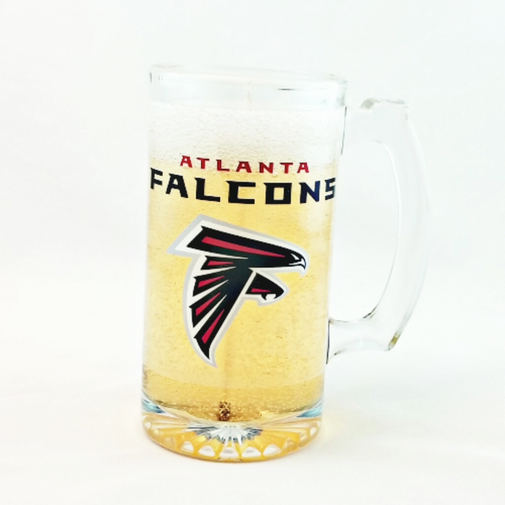 Atlanta Falcons Beer Gel Candle - Click Image to Close