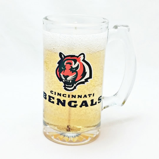 Cincinatti Bengals Beer Gel Candle - Click Image to Close
