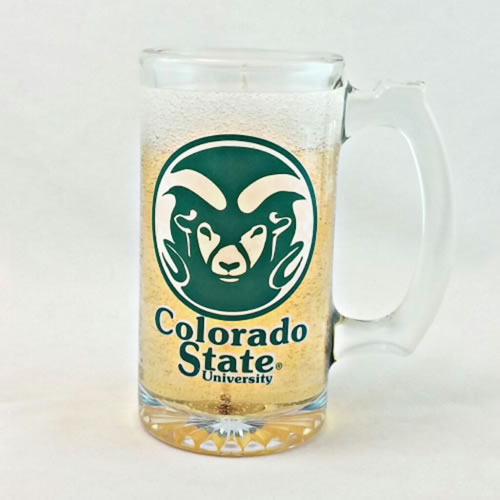Colorado State University Beer Gel Candle - Click Image to Close