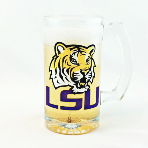LSU Beer Gel Candle - Click Image to Close