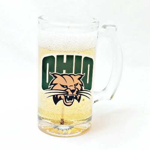 Ohio Wildcats Beer Gel Candle - Click Image to Close