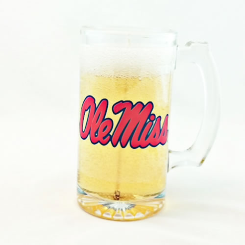 Ole Miss Beer Gel Candle - Click Image to Close