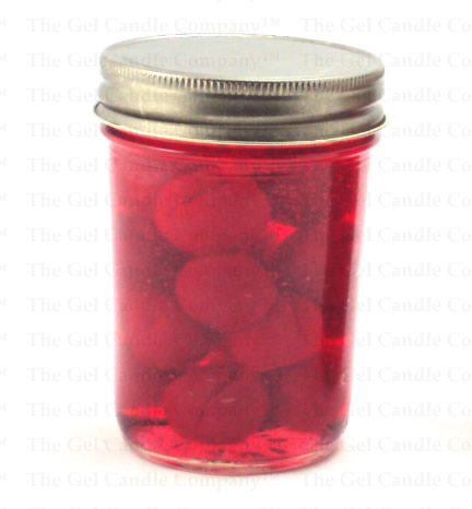 Cherry Scented Gel Jams� Candle Jar