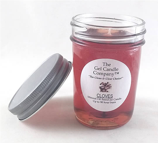 Cloves Scented 90 Hour Gel Candle Classic Jar - Click Image to Close