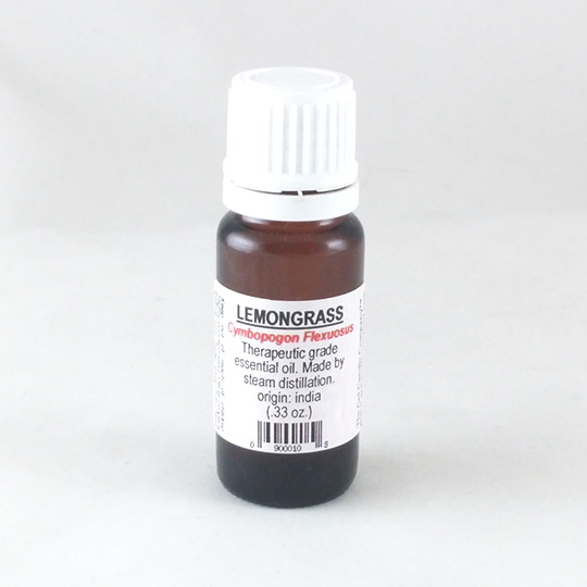 Lemongrass Essential Oil - 10 ml / .33 oz. - Click Image to Close