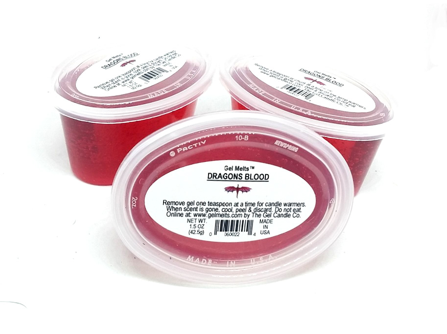 Dragons Blood scented Gel Melts™ for warmers - 3 pack - Click Image to Close