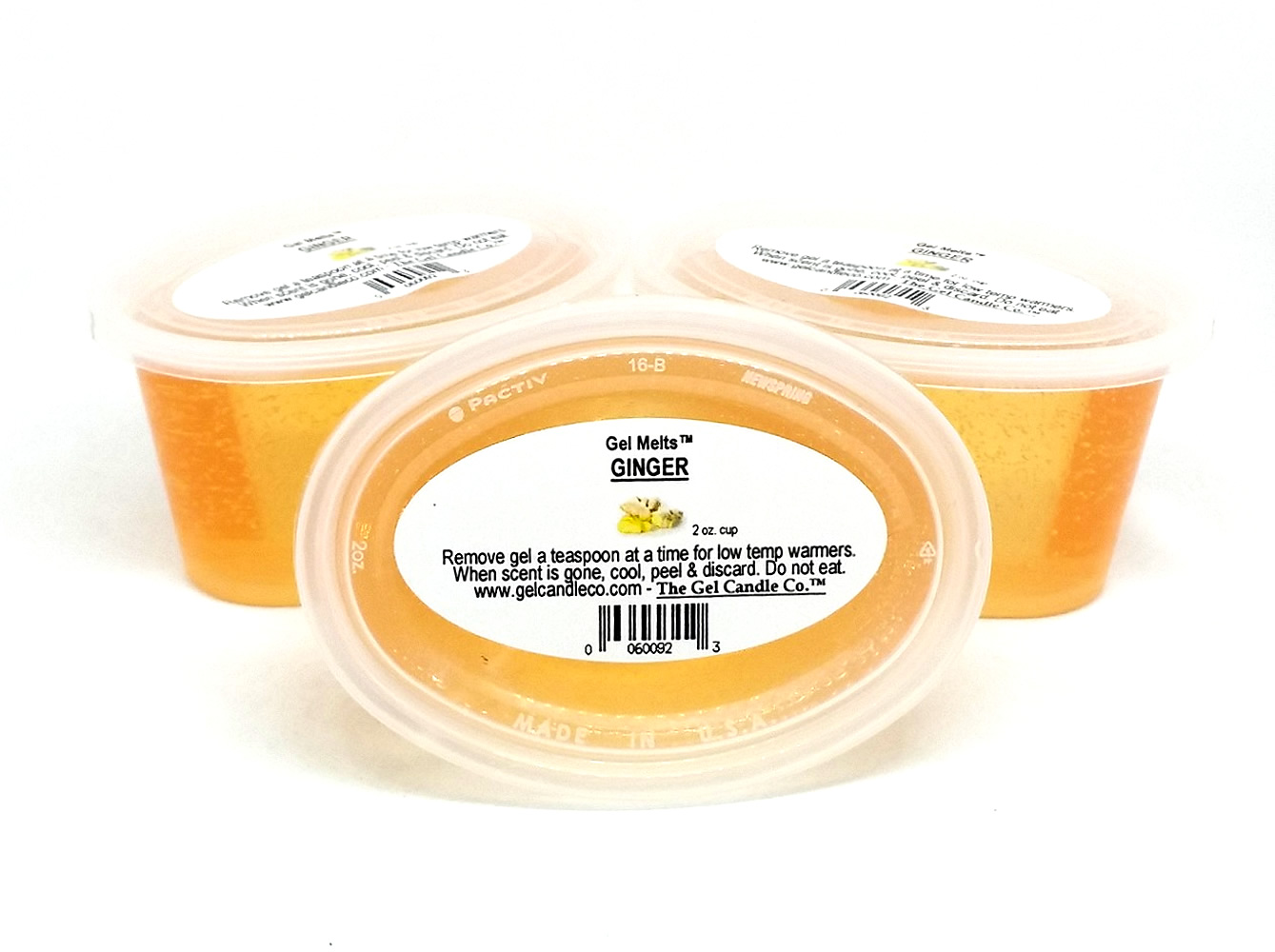 Ginger scented Gel Melts™ Gel Wax for warmers - 3 pack