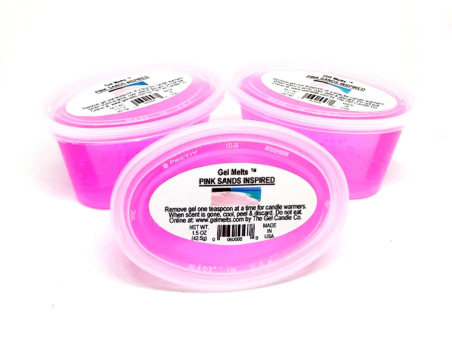 Pink Sands Inspired Scented Gel Melts™ for warmers 3 pack - Click Image to Close