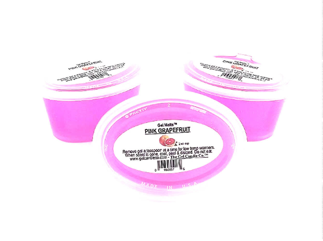 Pink Grapefruit scented Gel Melts™ for warmers - 3 pack - Click Image to Close