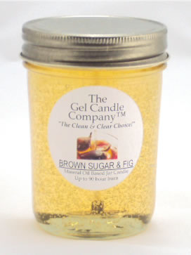 Brown Sugar & Fig Gel Candle Classic Jar