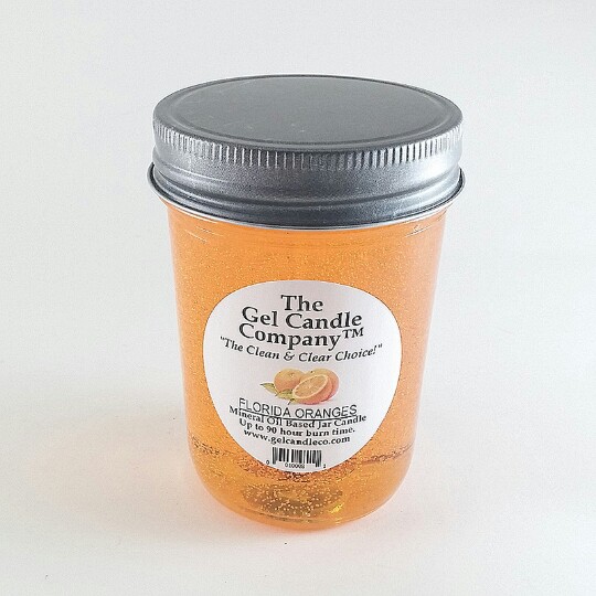 Florida Oranges Gel Candle Classic Jar