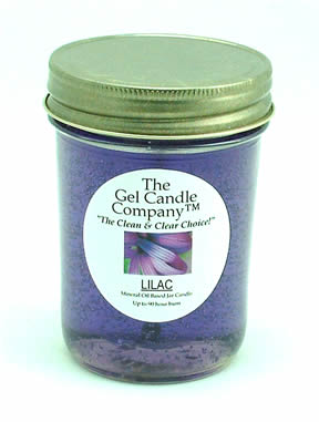 Lilac Gel Candle Classic Jar