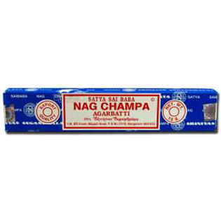 Sai Baba Nag Champa Agarbatti 15 Incense Sticks - 15 g - Click Image to Close