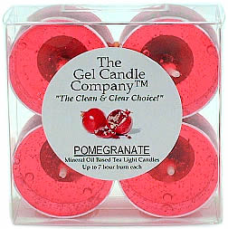 -Quick Select- Scented Gel Candle Tea Lights - 4 pk.
