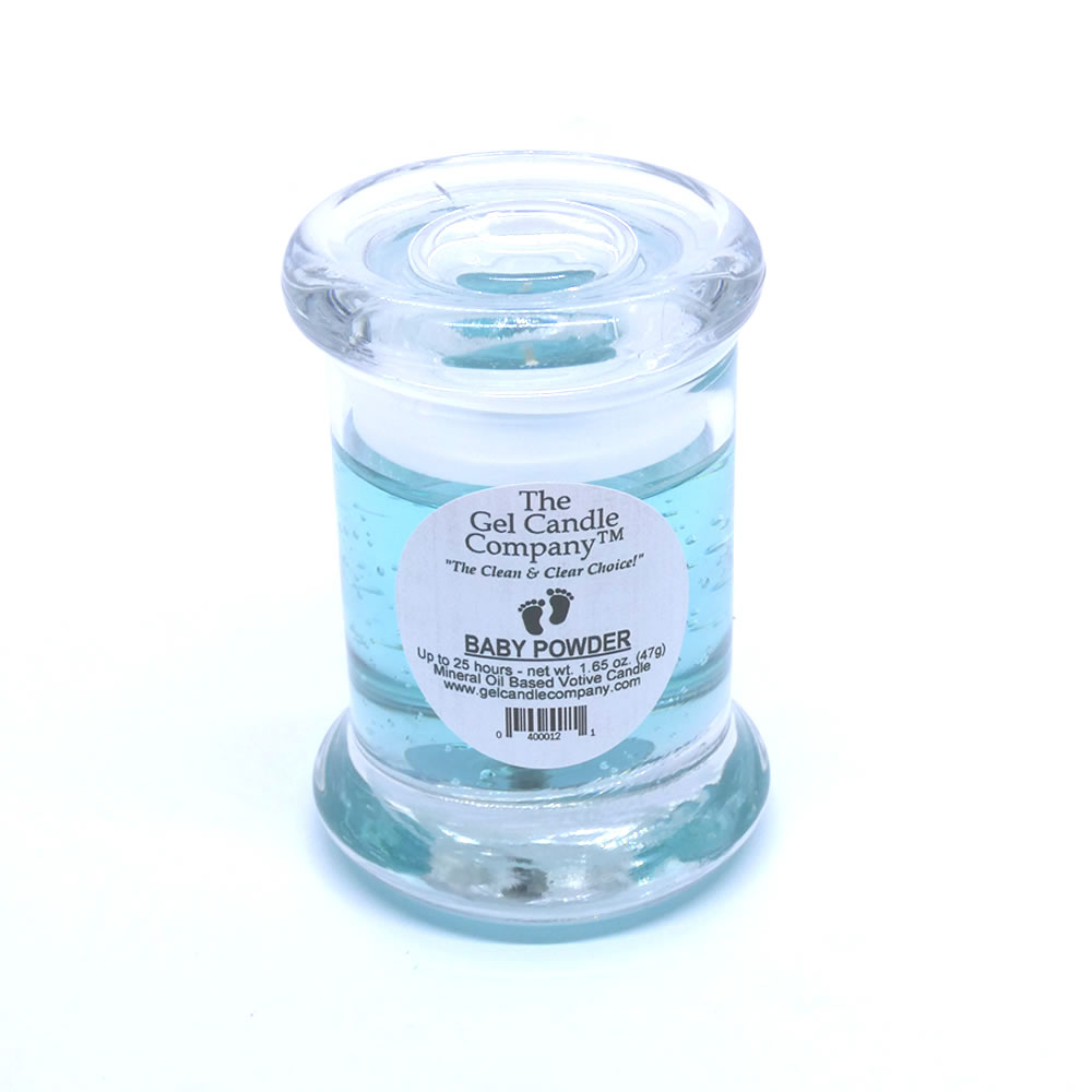 Baby Powder Scented Gel Candle Votive