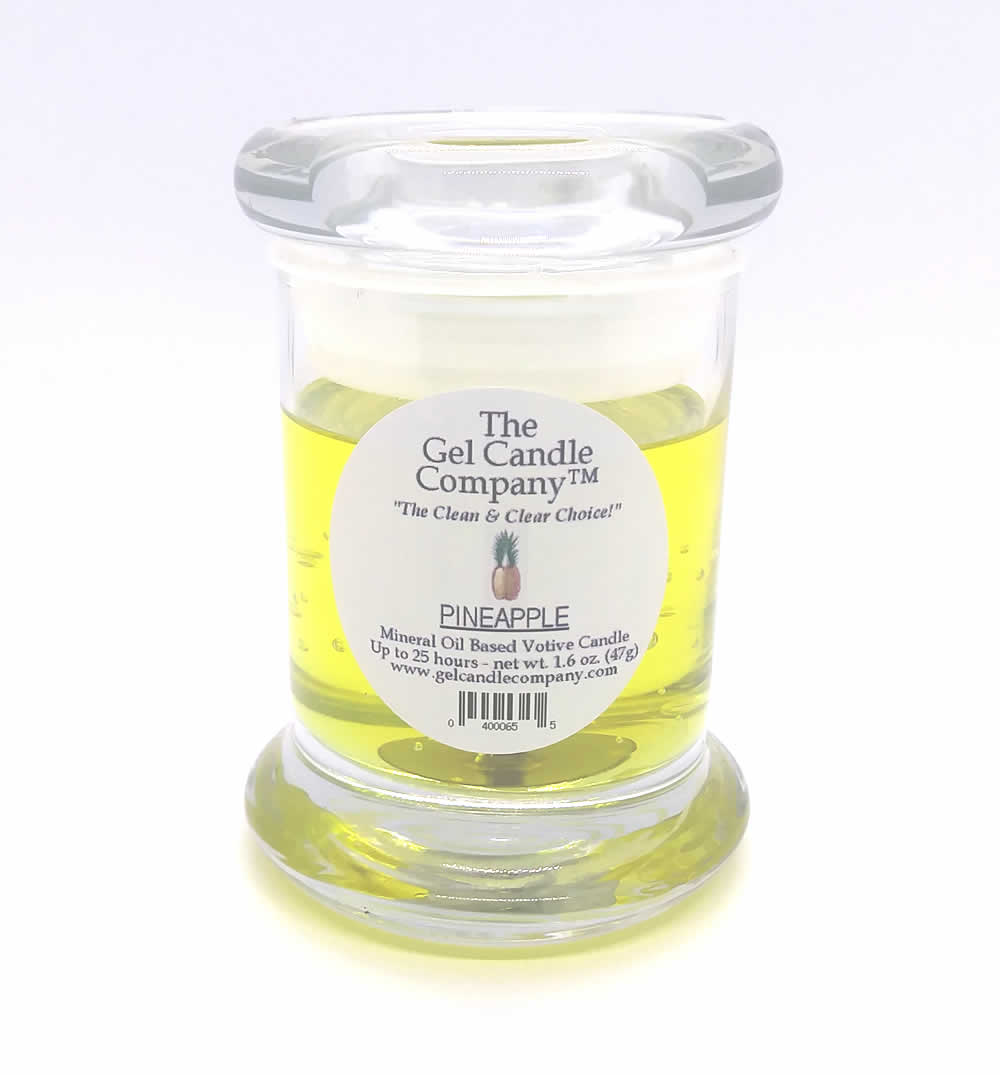 Pineapple Scented Gel Candle Votive - Click Image to Close