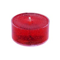 (image for) Cinnamon Spice Scented Gel Candle Tea Lights - 4 pk.