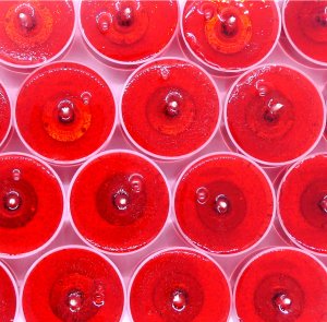 (image for) Apple Cinnamon Scented Gel Candle Tea Lights - 24 pk.