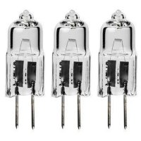 (image for) 3 pack of 35 Watt Halogen Bulbs For Warmers 2 pins 120 Volt