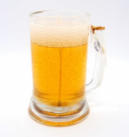 (image for) Realistic Frosty Beer Gel Candle