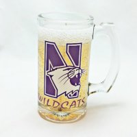 (image for) Northwestern Wildcats University Beer Gel Candle