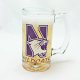 (image for) Northwestern Wildcats University Beer Gel Candle